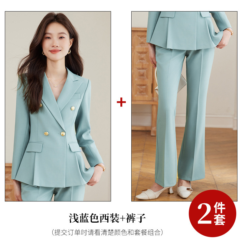 职业西装套装女秋冬2025新款气质修身上班通勤经理正装西服工作服|undefined