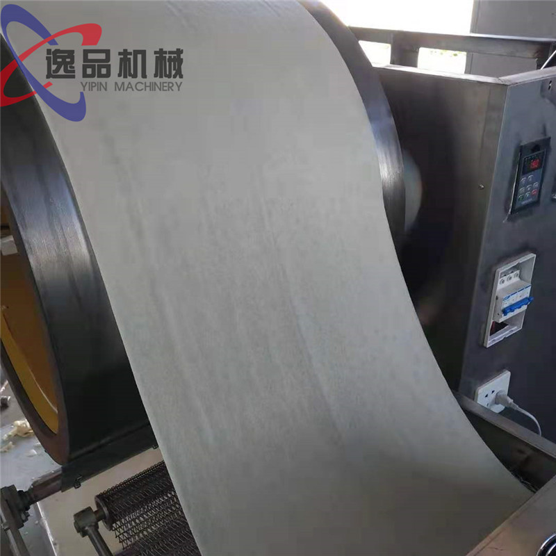 逸品机械全自动饼丝机 大小尺寸可调春卷皮机 面浆成型面皮机
