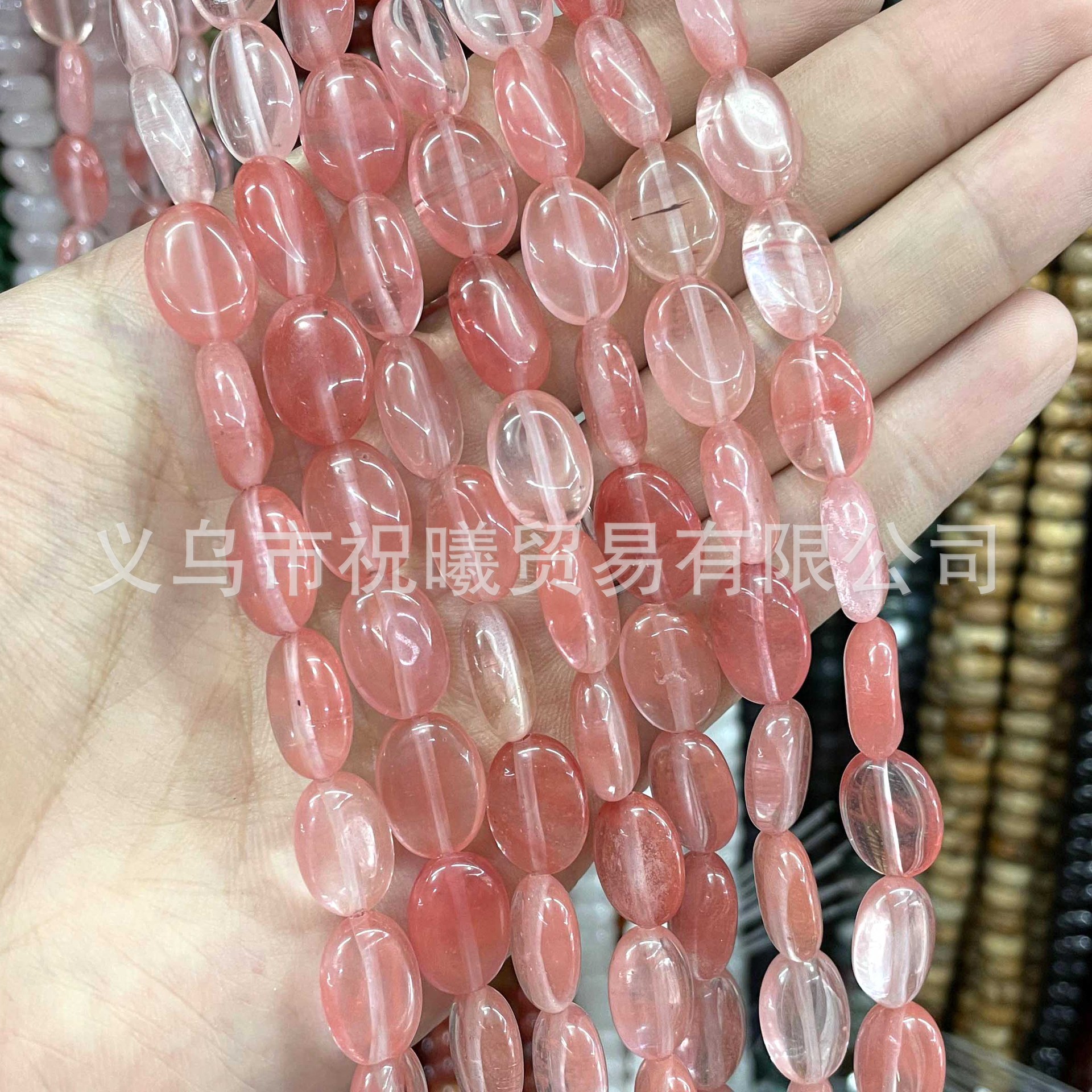 Red crystal diamond shape