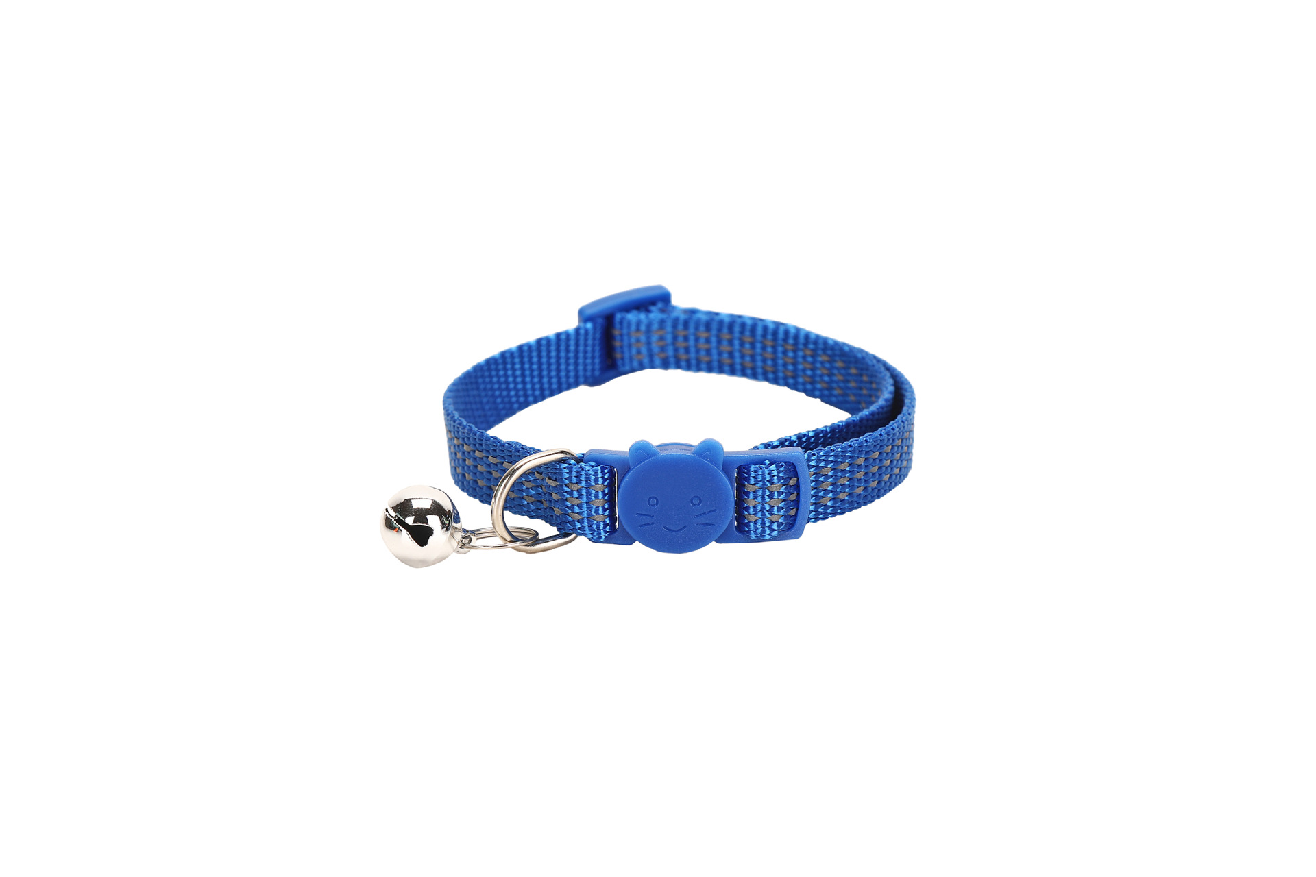 Pei Chong Beibei nuevo producto seda reflectante color hebilla de gato collar de gato reflectante hebilla de seguridad ajustable correas al por mayor