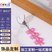 跨境外贸创意手机链蝴蝶结款手机装饰品配件可爱挂件定制厂家创意