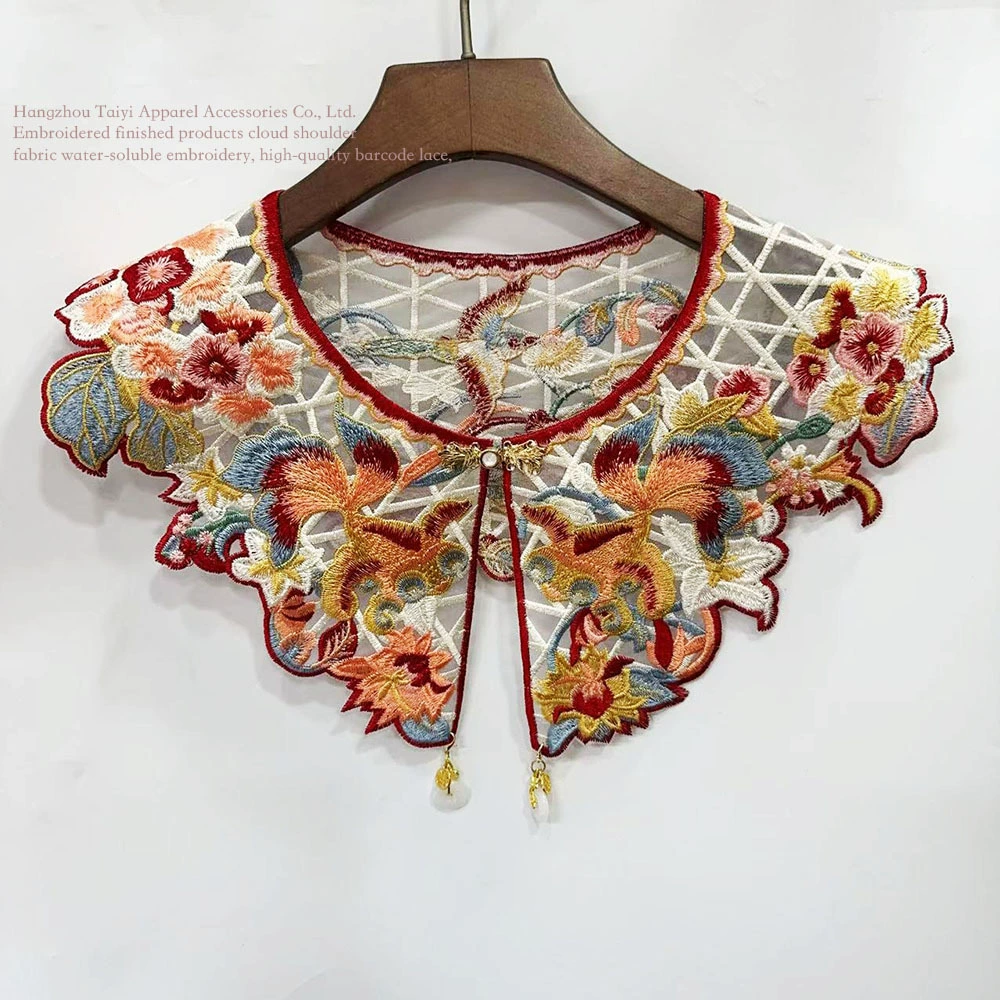 Для взрослых ретро золотая рыбка птица платье потрясает юбка с конской пряжкой Аксессуары Hanfu Edition