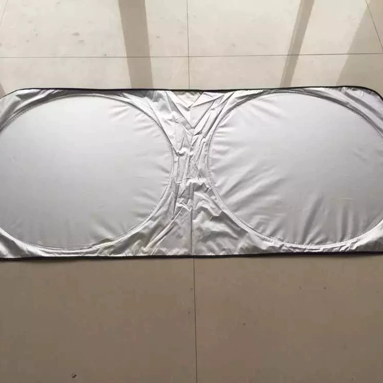 Двойное кольцо автомобиля солнцезащитный козырек с покрытием серебряная ткань автомобиля солнцезащитный козырек с покрытием солнцезащитный козырек с двойным кольцом солнцезащитный козырек