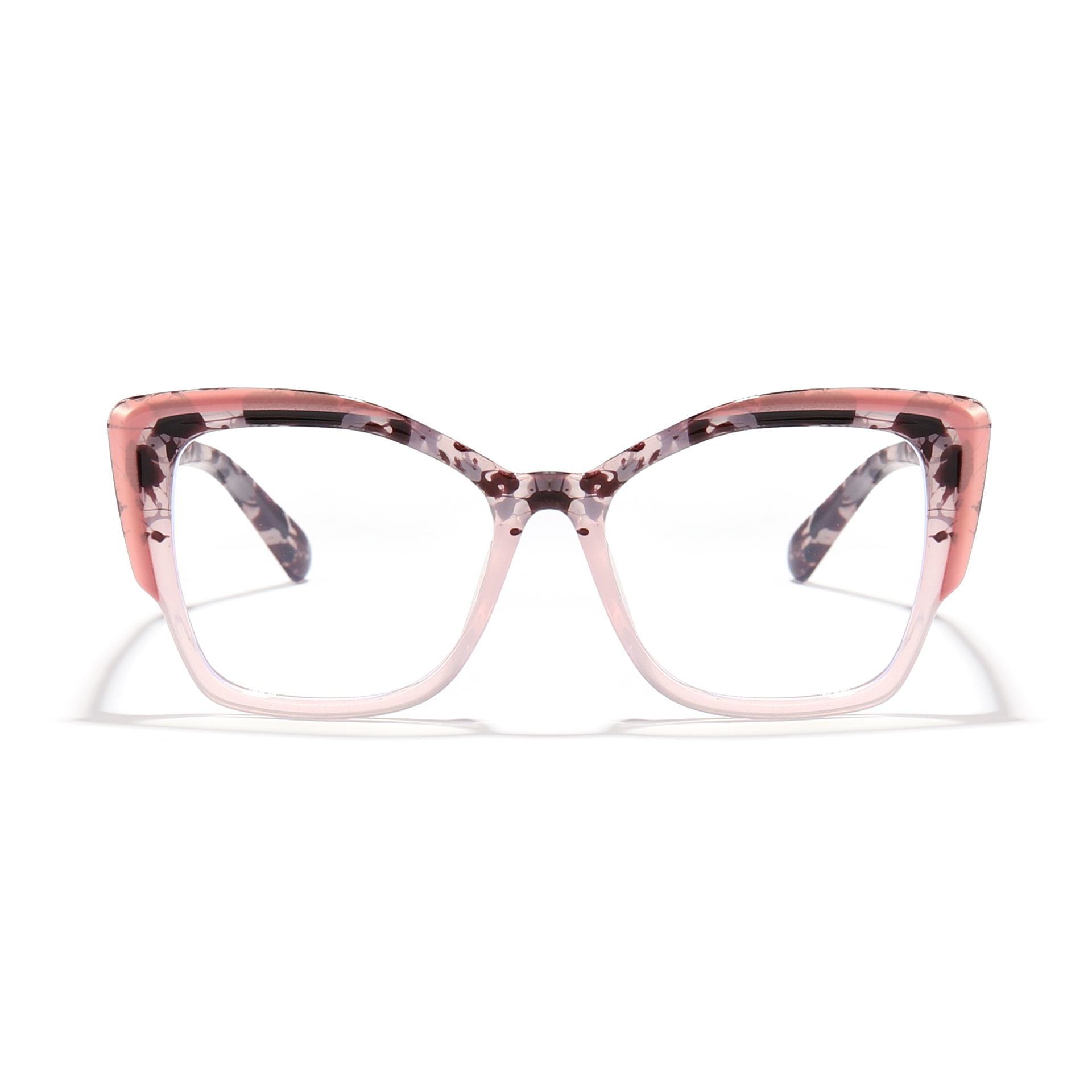 Gafas de estampado de leopardo retro marco ligero marco grande gafas de luz anti-azul liso nuevo marco de gafas lisas TR90