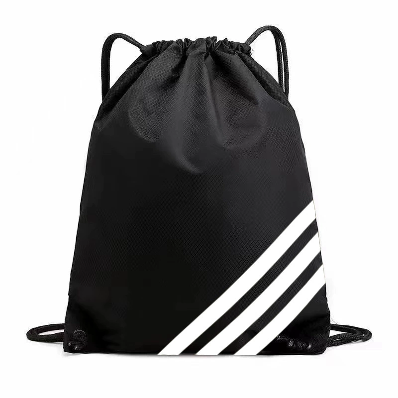 Polyester drawstring pocket Oxford fabric double drawstring backpack Marathon event bag Basketball storage backpack pocket