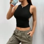 后背修身镂空跨境上衣