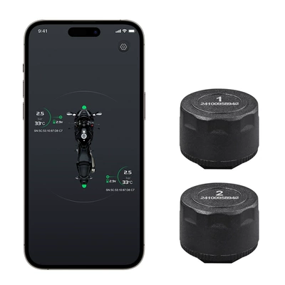 Tire pressure monitoring system Phone App2 Wheels 4 - 2-rounds