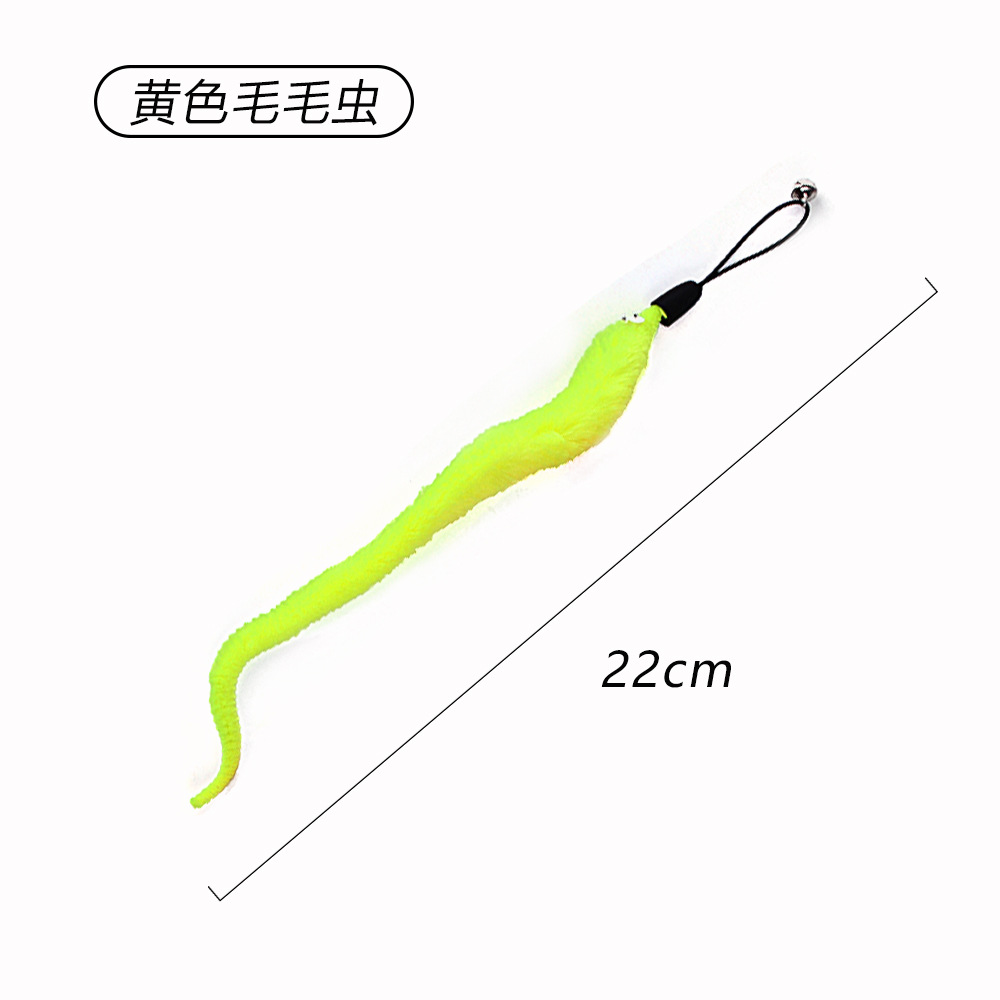 Resumen transfronterizo nueva mascota gato juguete gran pez volador cabeza de reemplazo divertido gato palo de juguete de felpa caña de pescar cabeza de reemplazo