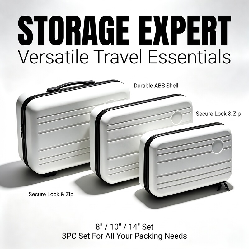 New large-capacity portable 14inch suitcase, lightweight travel cosmetic case, perfect as a gift New large-capacity portable 14inch suitcase, lightweight travel cosmetic case, perfect as a gift