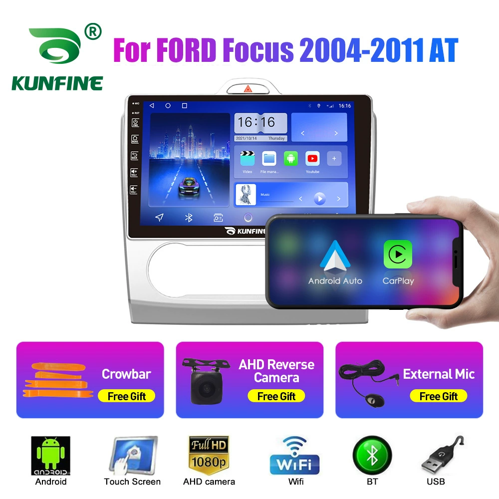 Подходит для Ford Fox 2004-2011 Андроид автомобильная навигация GPS с камерой заднего вида, всё-в-одном устройство
