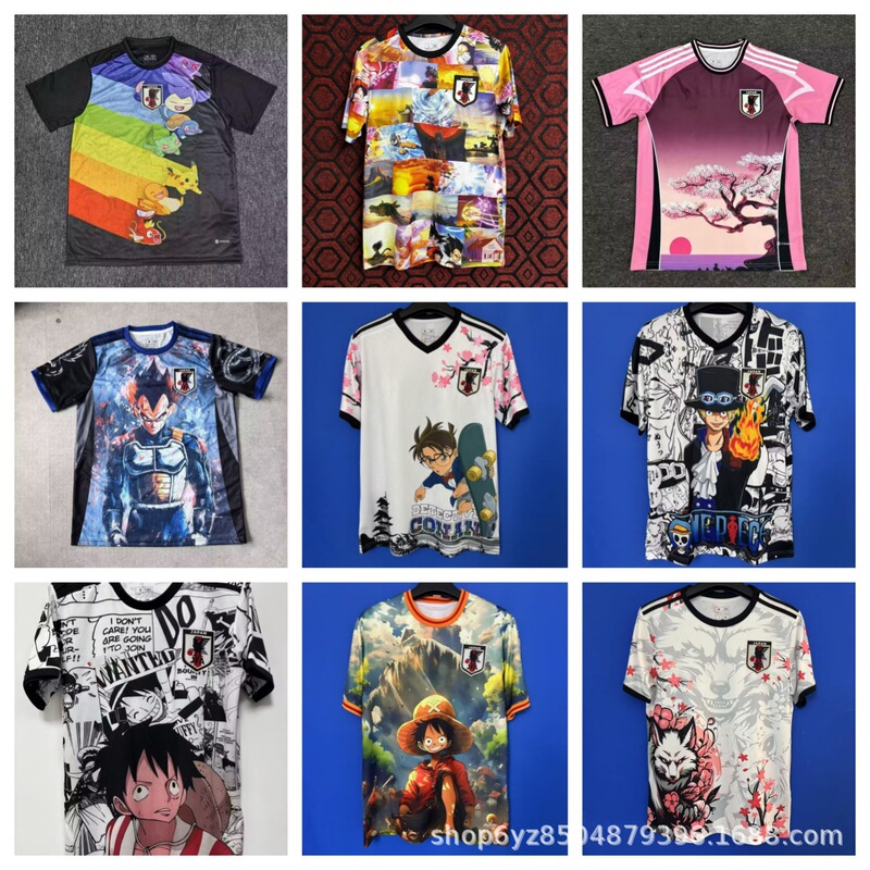 Thai Version of the Top Japanese Anime Series Soccer Jerseys Anime Football Uniforms Special Edition Football Uniforms