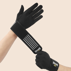 Sports and fitness gloves, extended and widened wrist guards, full-finger gloves, barbell equipment, weightlifting, bodybuilding exercise protection