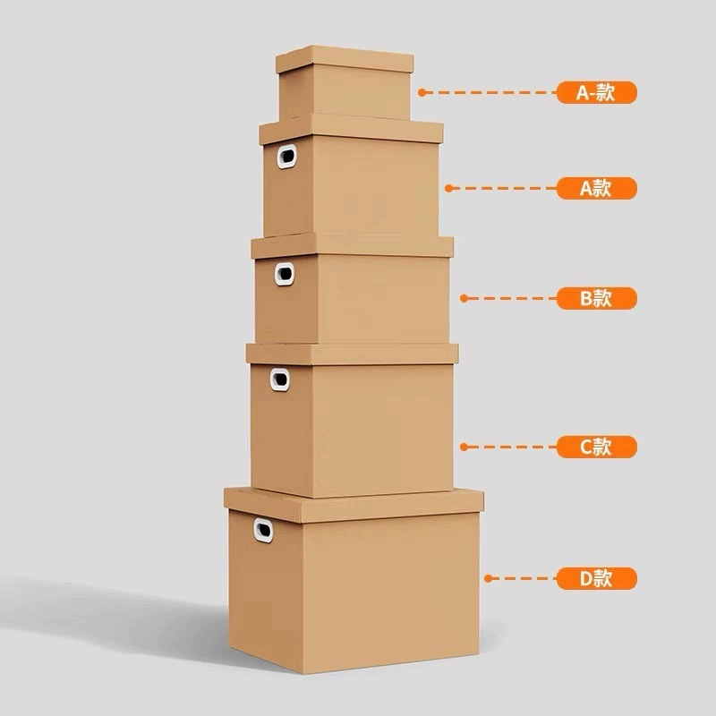 Leather storage system, capacious storage box for moving for documents