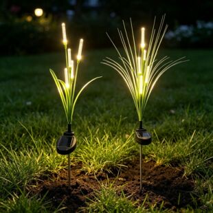 Solar Fiber Optic Reed Light ̫��ܹ��w�JȔ�ز�������߲ʟ�