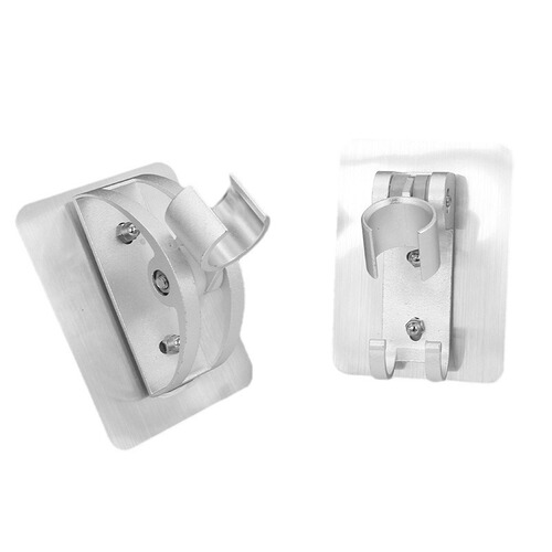 Bathroom toilet space aluminum shower base bracket punch-free fixed seat adjustable shower hand-held nozzle hook