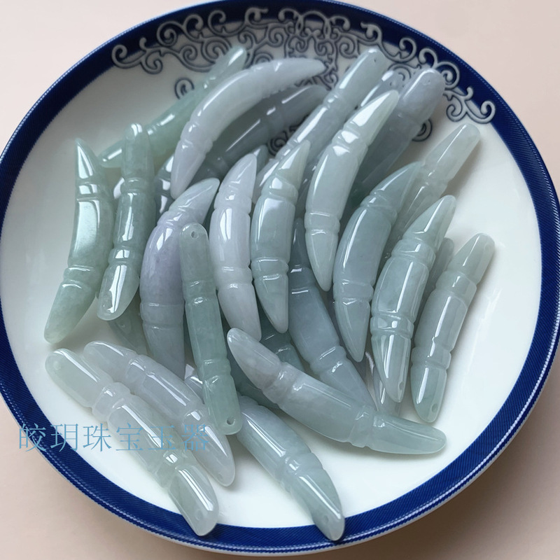 Wholesale Ice Waxy Burmese Jade Lotus Root Festival Parts Old Pit Material Jade Lotus Root Festival Hand Brand Accessories Bracelet Wholesale Ice Waxy Burmese Jade Lotus Root Festival Parts Old Pit Material Jade Lotus Root Festival Hand Brand Accessories Bracelet