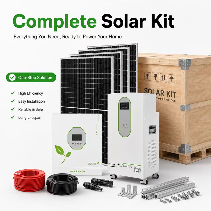 Complete Off-Grid Photovoltaic Power Generation System 5Kw Household Energy Storage Battery Photovoltaic Energy Storage Battery Solar Generator Complete Off-Grid Photovoltaic Power Generation System 5Kw Household Energy Storage Battery Photovoltaic Energy Storage Battery Solar Generator