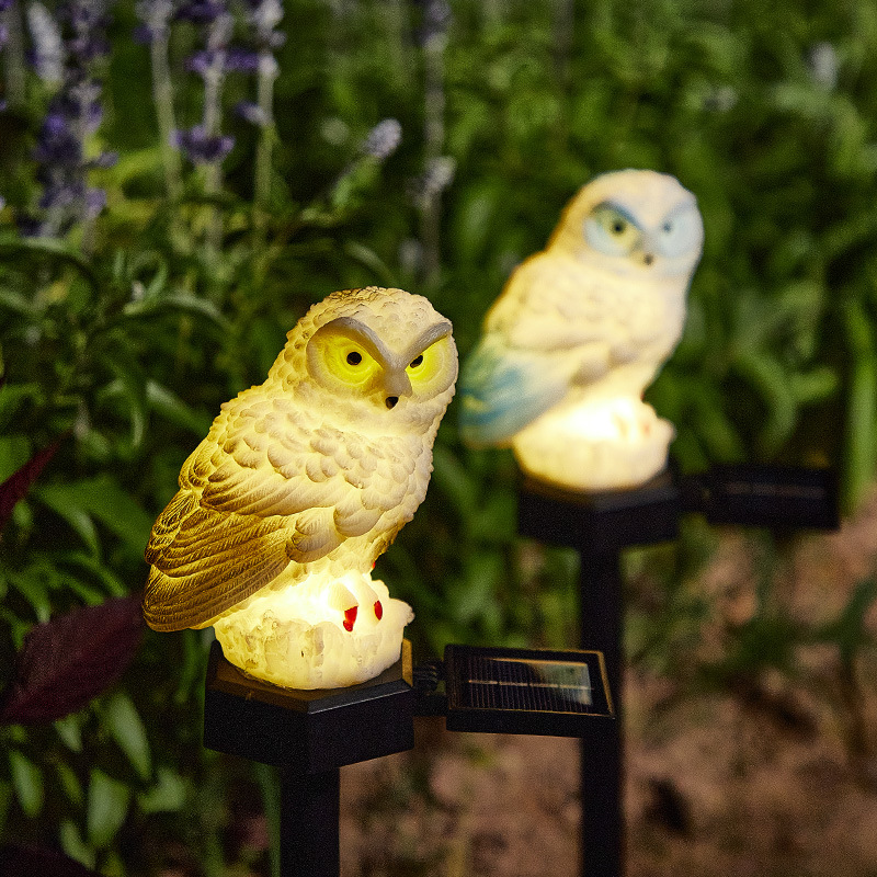 En stock solar lámpara de césped al aire libre impermeable pequeño animal lámpara de tierra Parque paisaje patio jardín Lámpara decorativa