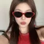 防紫外线复古潮流猫眼太阳镜