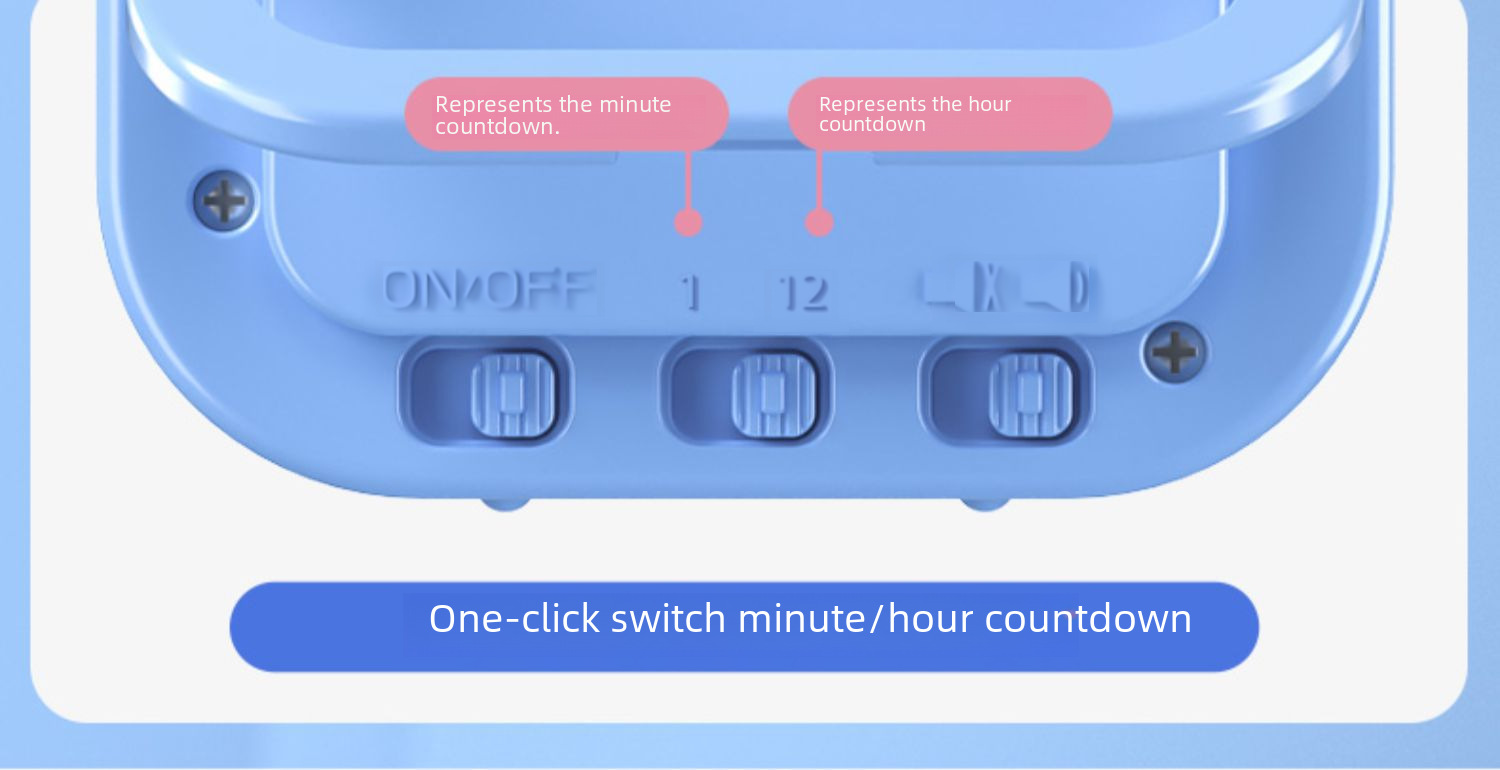 Cat Prince Visual Timer for Children Learning Special Self-discipline Timing Office Time Manager Alarm Clock