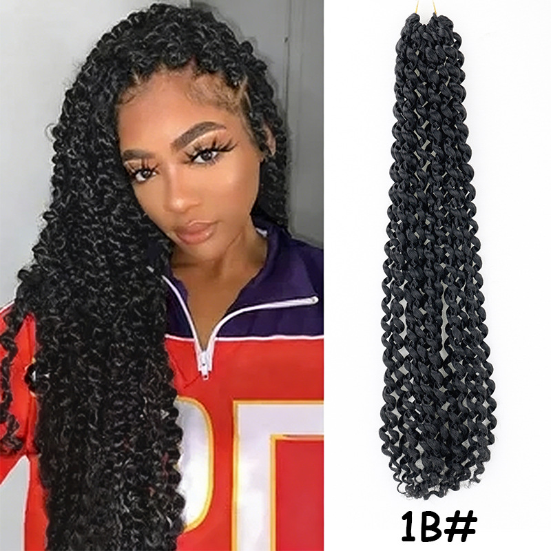 Trenzada africana pequeña bobina de fibra química ganchillo de cabello spr twist bobina de tornillo de cabello spr falso en stock