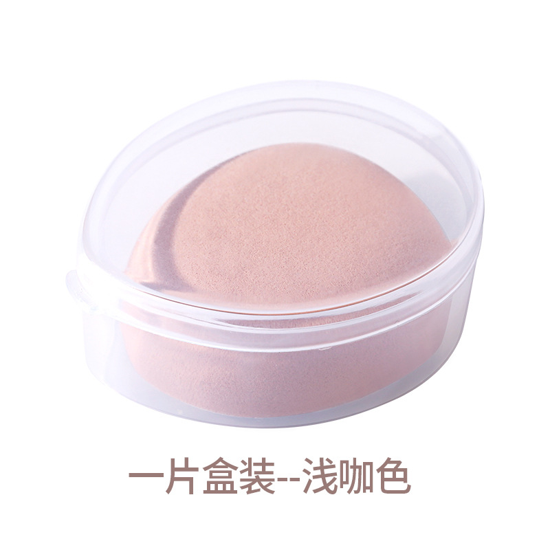 Borla de maquillaje Marshmallow, borla de maquillaje suave para dedos, borla de maquillaje con punta para polvos, corrector de rubor, borla de maquillaje puntiaguda personalizada de Rubycell.