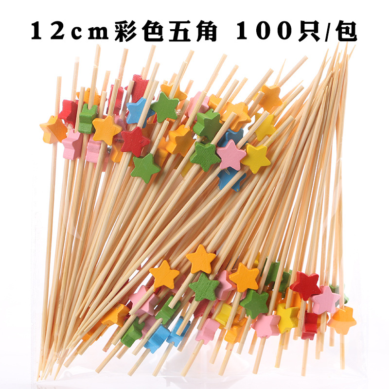 Fruit stick desechable flor stick