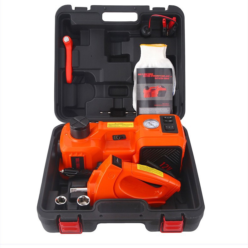 无 One-Button Start Electric 5 Ton Jack 12V Jack Set (Car jack)