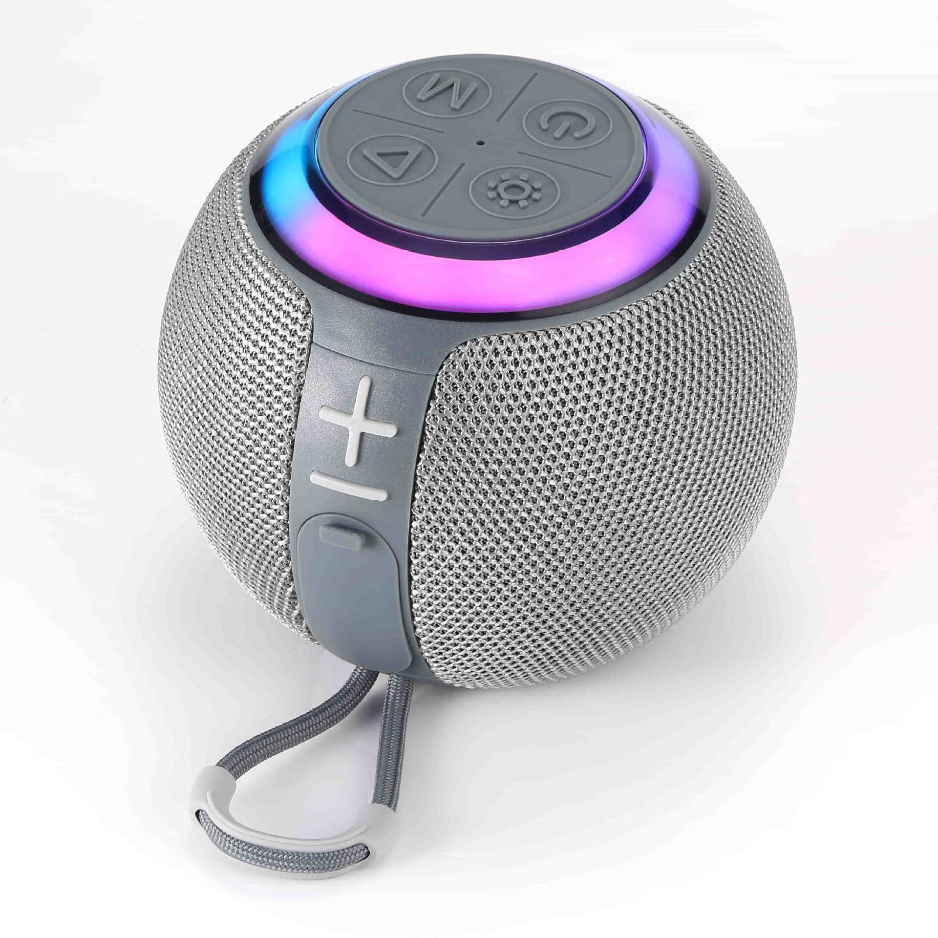 Altavoz Bluetooth TG683 transfronterizo para exteriores de escritorio portátil tipo bola TWS mini coche tarjeta subwoofer colorido