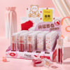 Three dimensional lip gloss, stand, acrylic lipstick, long-term effect, with little bears