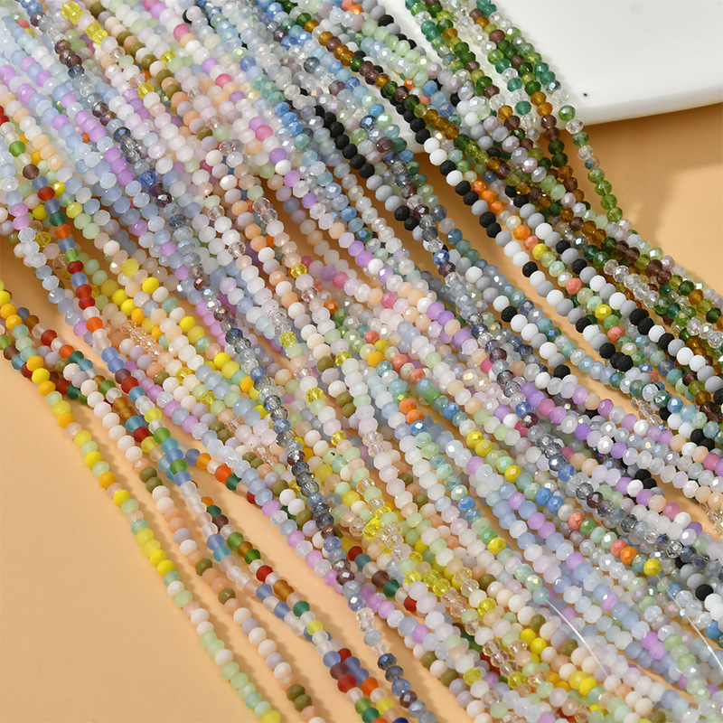 40g Weight Beads Jewelry Making Type Diameter 3mm Jewelry Making Size DIY Jewelry Accessories Classification 0.7mm Hole Size 165 Pieces Per Piece Quantity Artificial Crystal Material Solid Color Pattern Plating Design Simple Style Style 165 Pieces Per Piece Diameter 3mm 0.7mm Artificial Crystal Solid Color DIY Jewelry Accessories Beads 3