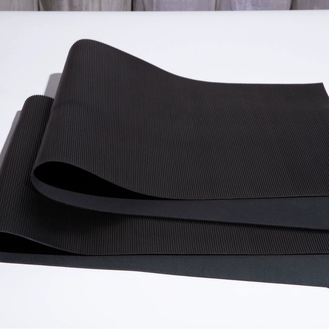 Black thin rubber non-slip pad