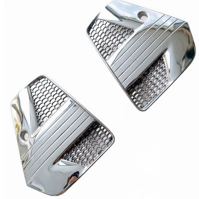 Suitable for Toyota 26 Wildlander Front Fog Light Cover Modification Patch Wildlander Front Fog Light Abs Protective Frame (Light frame) - electroplating-weilanda-all-inclusive-front-fog-lampshade2y