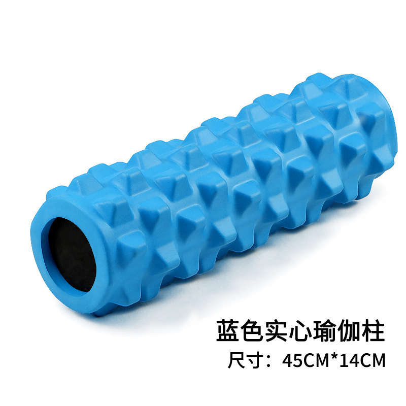 メーカー45cmフィットネスフォームシャフト筋肉リラックスローリングヨガコラム狼牙棒ローラー初心者マッサージ脚|undefined
