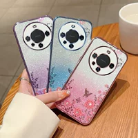 Huawei Mate60pro электроплавление 6D секретный сад мобильный телефон чехол Nova11 градиент порошок страз каждого 60 защитный чехол