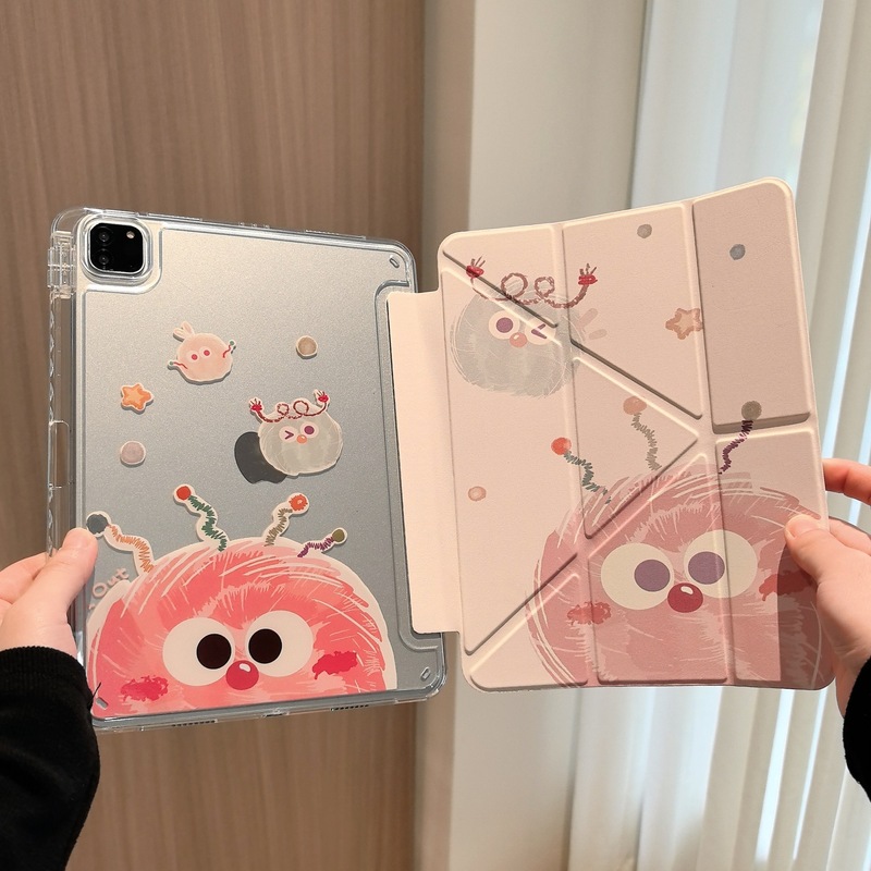 2025 新型 ipad 第 11 世代保護ケース Y 折りたたみ磁気 air7 保護ケースクリアアクリル pro 11inch|undefined
