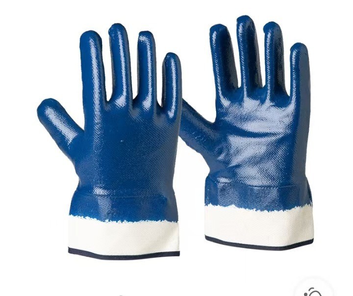 Nitrile gran boca guantes de impregnación a prueba de aceite tejido transpirable resistente al desgaste mecanizado fábrica de reparación de automóviles trabajo