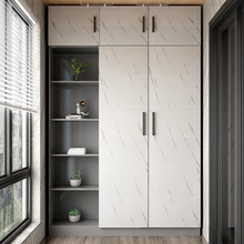 可可订防晒储物柜收纳置物柜飘窗柜大容量衣柜落地新品轻奢阳台柜