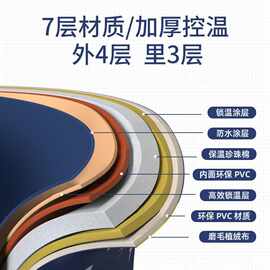 泡澡桶浴桶成人洗澡浴盆可折叠加大加厚大人家用圆形沐浴桶免安装