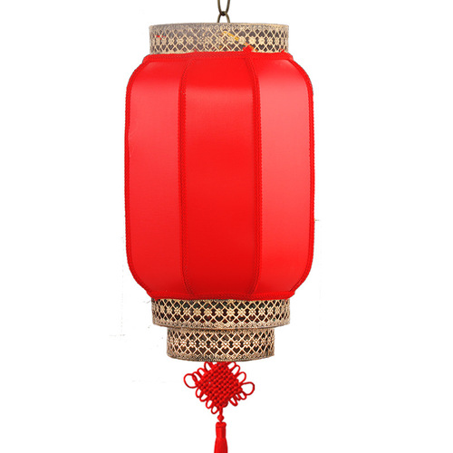 Outdoor Waterproof Lantern, Suitable for Both Outdoor and Indoor Use, Red Large Advertising Chinese Style Ironwork, Ancient Gourd and Sheepskin Lantern, Wholesale