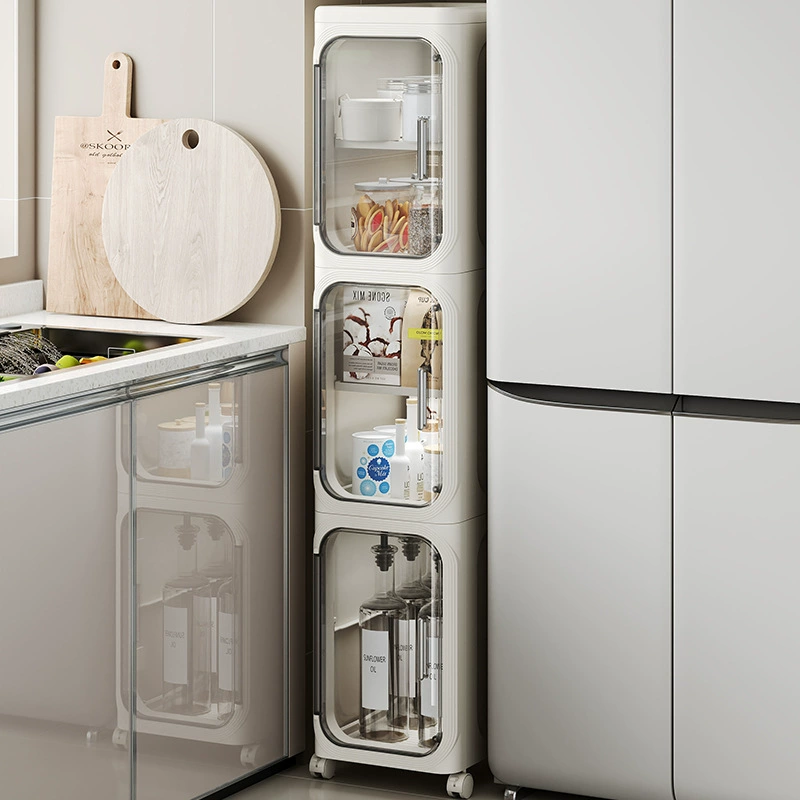 Трансграничная складная стеллаж для хранения сэндвичей, кухонный шкаф для хранения всякой всячины, узкий шкаф для хранения с прорезями, узкая ванная комната, холодильник, боковой шкаф для спальни