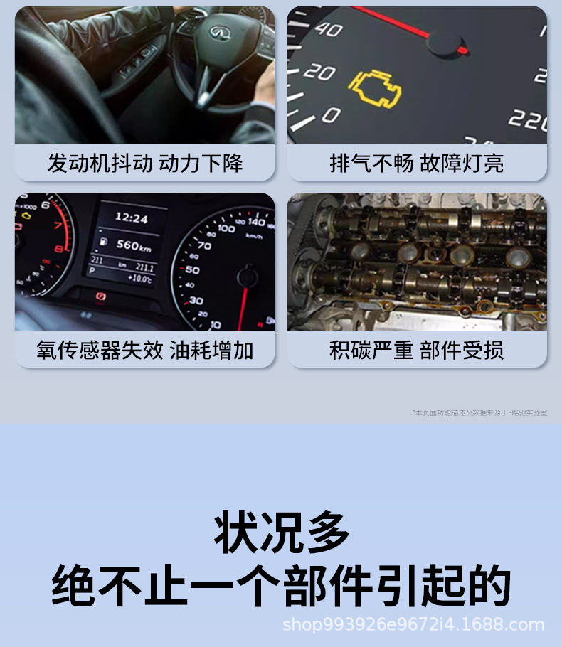 E Road Chichi Gasoline Car Exhaust Treatment Purifier Reduces Cohcnox Without Disassembly, Removes Carbon, and Aids in Passing Annual Inspection