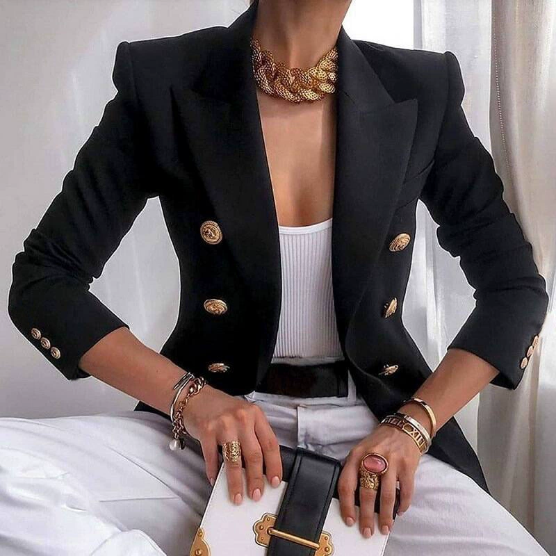 Autumn solid classic suit jacket for leisure, (Cross-border trading), city style, Aliexpress, Amazon