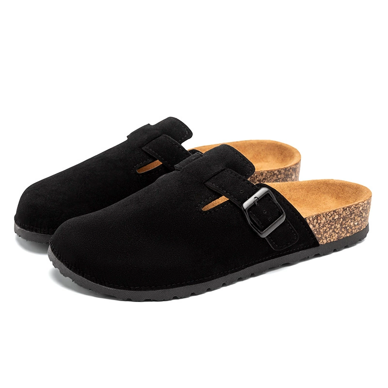 Кожаные ботинки на толстой подошве Birkenstock 2024 весна-лето, без шнурков, походная обувь, Birkenstock пробковая подошва, мужская и женская, универсальные