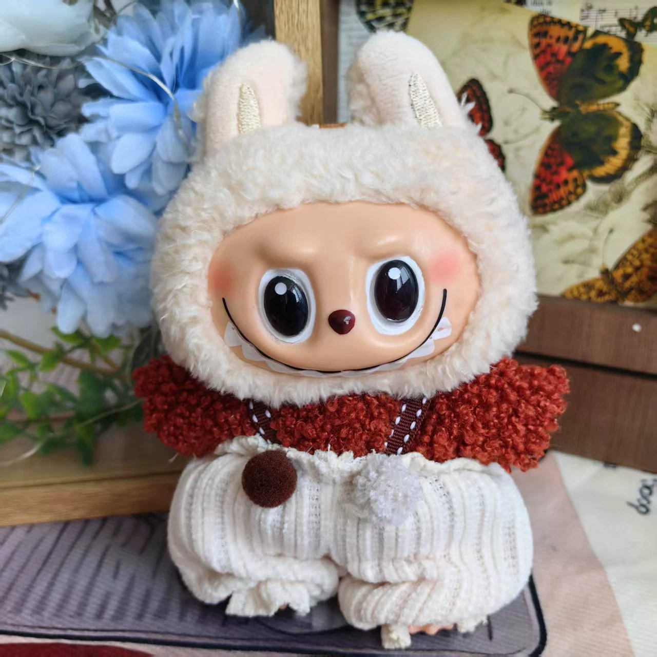 Кукла плюшевая пластиковая для переодевания, юбка для отдыха, набор, аксессуар, детская одежда, 17см