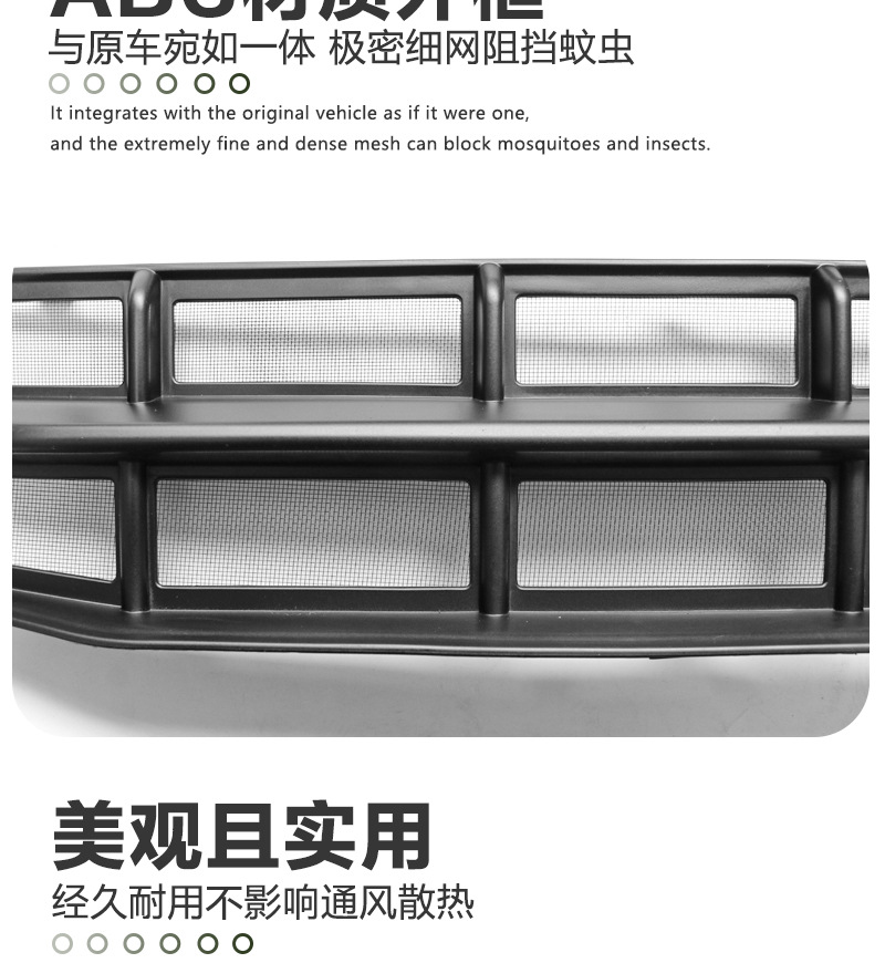 Suitable for 23-26 Bmw X1 Front Grille Insect-Proof Net, Dust-Proof Air Intake Radiator Protection Net Accessories Modification