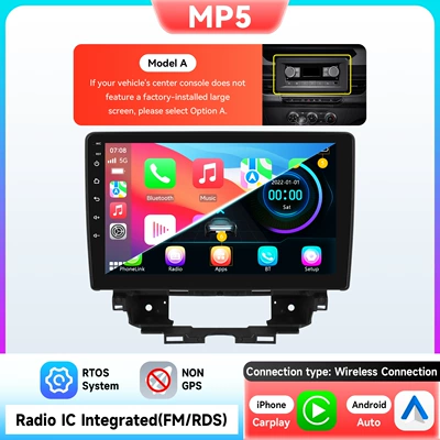 Suitable for 19-25 Renault Kangoo Android large screen navigation GPS reversing image car Bluetooth all-in-one machine (DVD Navigation) - type-a-mp5-rds-fm-carplay-10inch-suitable-for-19-25-renault-kangoo