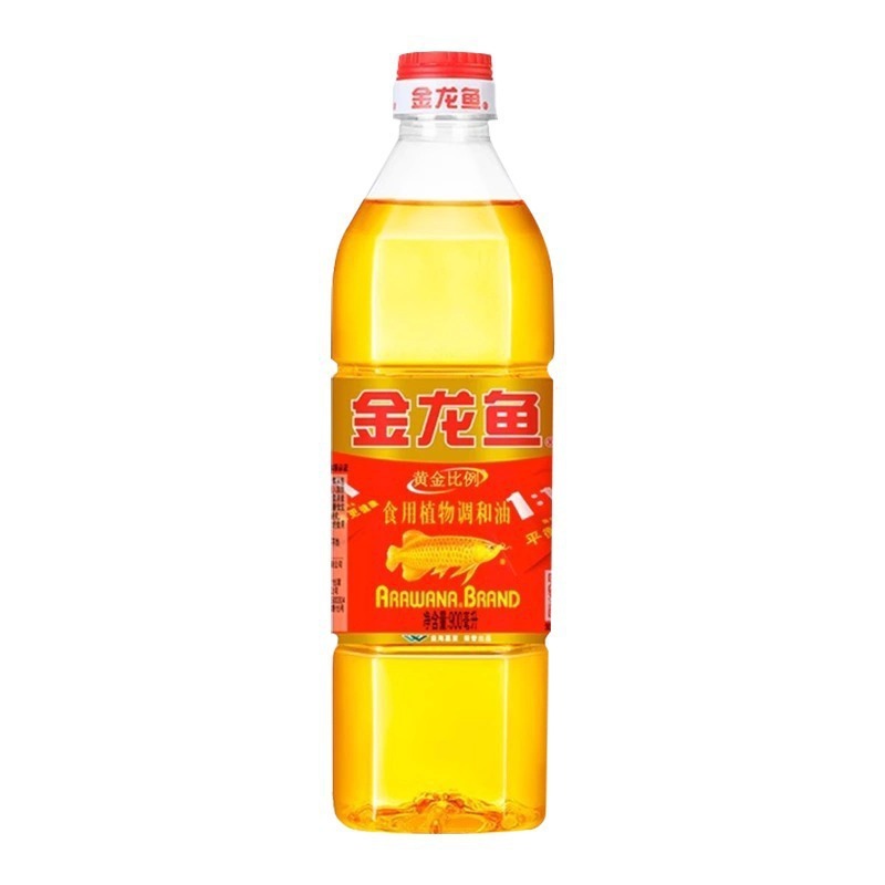 金龙鱼黄金比例调和油900ML小瓶宿舍家用食用植物油|undefined