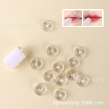 液态硅胶唇彩头带孔甜甜圈硅胶头带洞软管硅胶唇刷唇彩软管适用