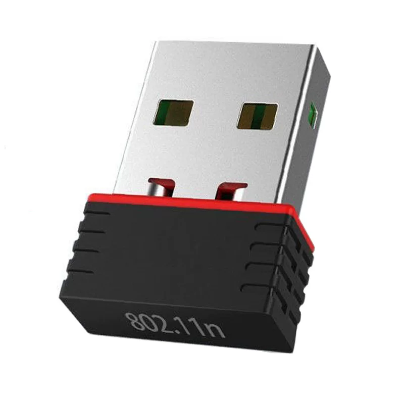 Беспроводная сетевая карта RTL8188 802.11n 150M USB MINI WIFI приёмник без корпуса